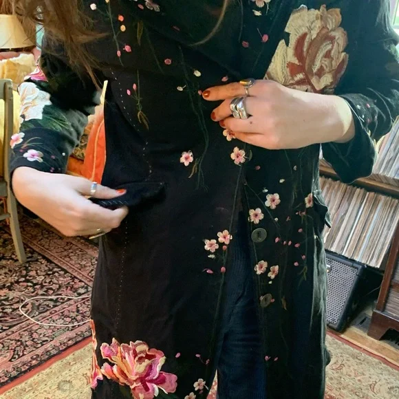 Floral Embroidered Jacket